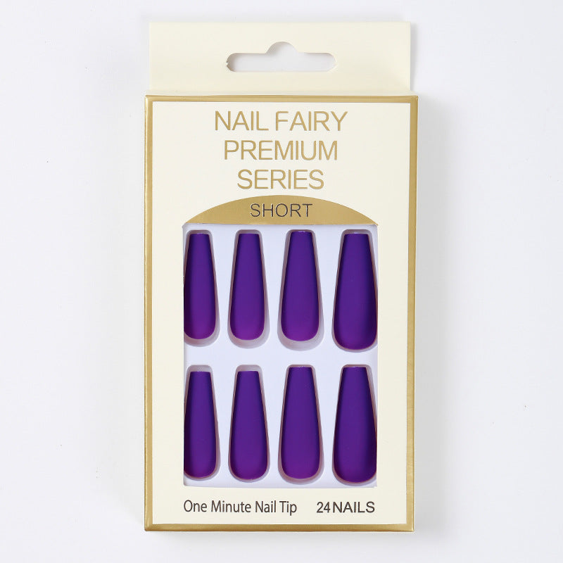 Wholesale Long Matte Frosted Ballerina Manicure